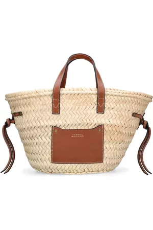 Bahiba Large Straw Tote Bag in Beige - Isabel Marant