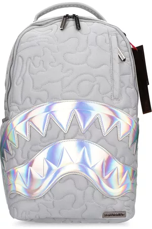 SPRAYGROUND BACKPACK SHARK SHAPE CHECK SAVAGE Unisex Green