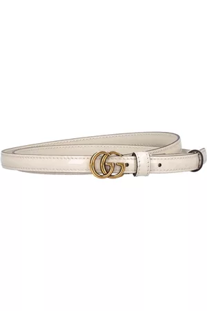 Gucci Women Belts - 1.2cm Gg Marmont Patent Leather Belt