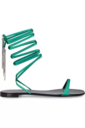 MAIRIBOO FOR ENVIE WIRED Flat Sandals Lace Up Green Ανακάλυψε τα στο