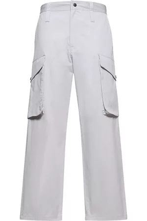 Msgm Men Cargo Trousers - Cotton Gabardine Cargo Pants