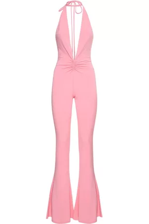 The Andamane Women Jumpsuits - Madonna Jersey Crepe Flared Jumpsuit