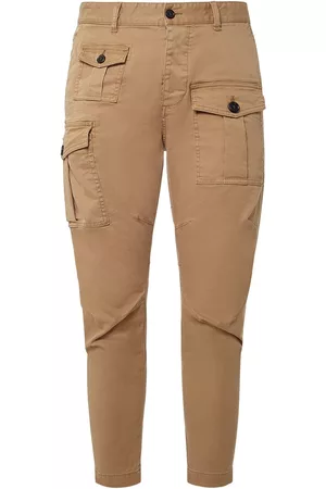 Dsquared2 Men Cargo Trousers - Sexy Cargo Stretch Cotton Pants