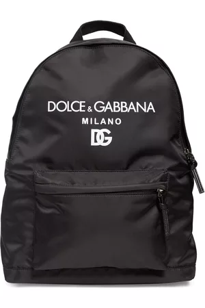 Dolce & Gabbana Boys Bags - Logo Print Nylon Backpack
