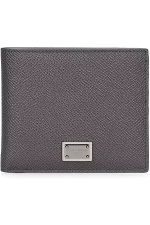 GG Embossed Wallet In Shiny Black Leather