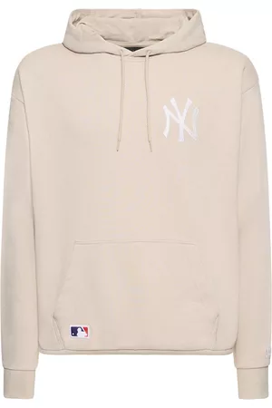 New Era New York Yankees League Essentials Full Zip Hoodie - Beige