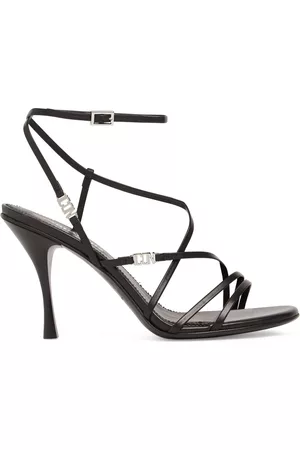 Dsquared2 Women Leather Sandals - 100mm Icon Evening Leather Sandals