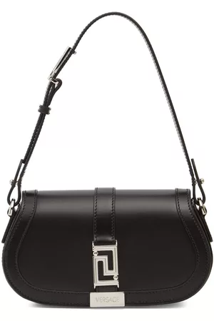 VERSACE Women Mini bags - Mini Greca Goddess Leather Shoulder Bag