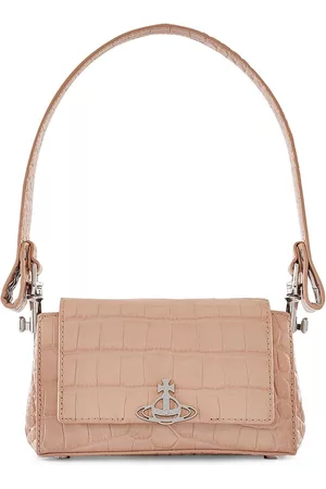 Vivienne Westwood Women Shoulder Bags - Small Hazel Leather Shoulder Bag