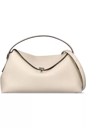 Totême Women Handbags - T-lock Leather Top Handle Bag