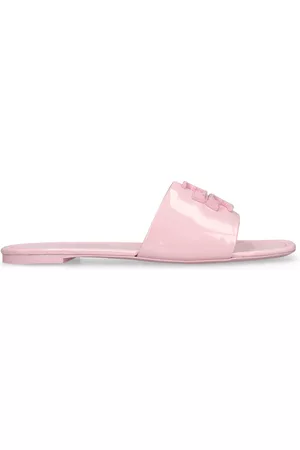Tory Burch Women Leather Sandals - 10mm Eleanor Patent Leather Flats