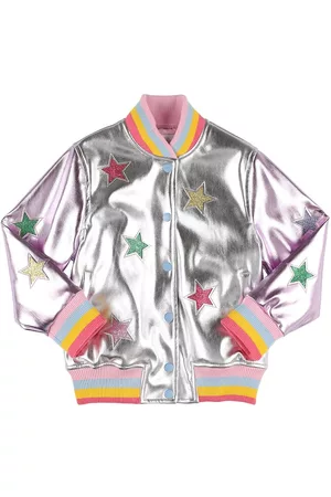 Buy FOREVER 21 Men Silver Bomber Jacket With Iridescent Effect - Jackets  for Men 2408712 | Myntra