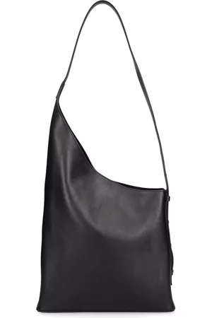 Aesther Ekme Lune Tote Smooth Leather Bag In Black