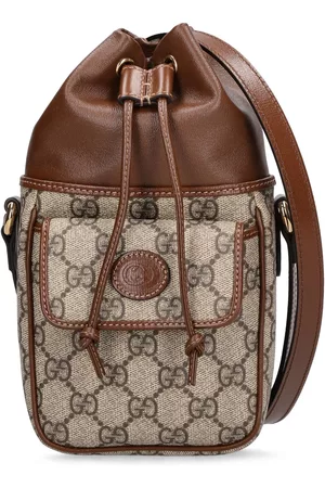 Mala Gucci Small Cabin Trolley GG Supreme Preta Masculina