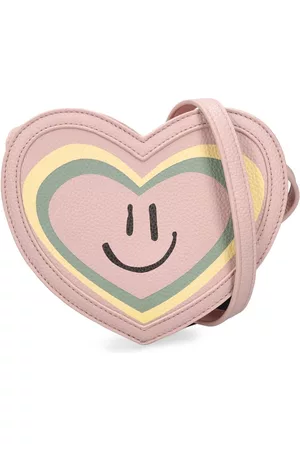 Aura Heart Faux Leather Shoulder Bag in Pink - Molo