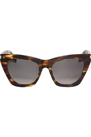 Saint Laurent - SL 556 Acetate Sunglasses - Black - 01