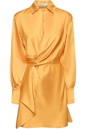 Simkhai Talit Draped Satin Mini Dress