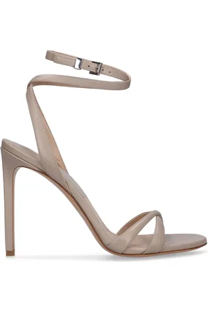 Michael Kors 105mm Chrissy Glossy Leather Sandals