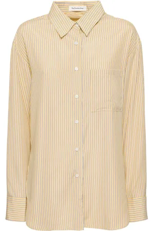 The Frankie Shop Lui Cotton Blend Oxford Shirt