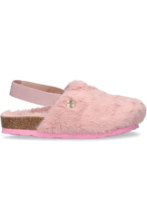 Giaborghini Faux Fur Sandals With Velcro Closure women - Glamood Outlet