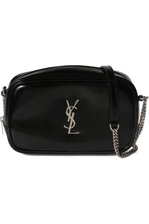 LOU mini bag in shiny canvas, Saint Laurent