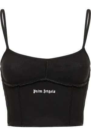 Classic Logo Bra in black - Palm Angels® Official