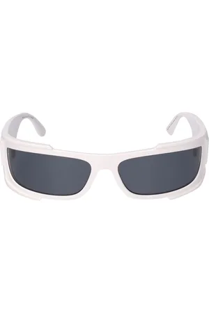 Off-White Men's Portland Rectangle Acetate Sunglasses, Green Dark Grey, Men's, Sunglasses Square Sunglasses