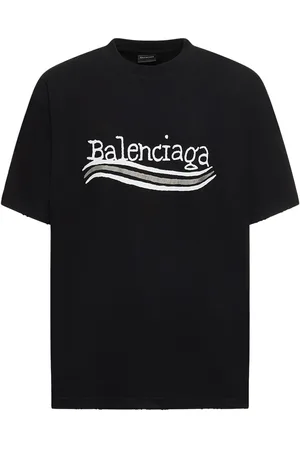 Balenciaga Political Logo Cotton T-shirt