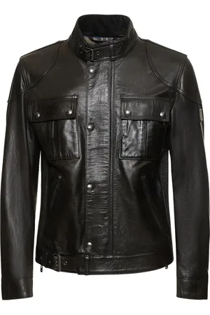Belstaff Trialmaster ladies leather jacket in black