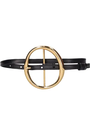 La Ceinture Cuscinu Leather Belt in Black - Jacquemus