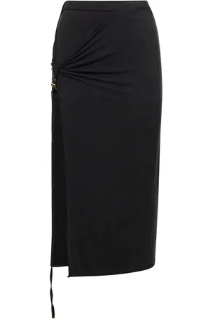Jacquemus La Jupe Pareo Croissant Wrap Skirt