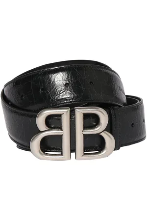 Balenciaga Black Reversible BB Monogram Belt 40mm 95 / Black