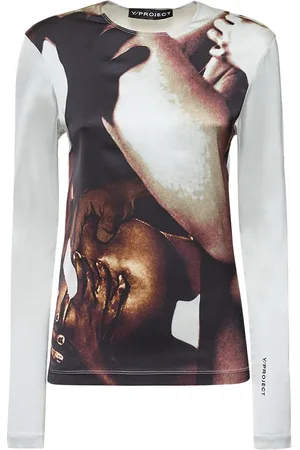 Y / PROJECT Printed Jersey Long Sleeve Top
