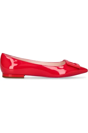 Roger Vivier Lvr Exclusive Gommettine Leather Flats