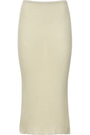 Guest In Residence Lvr Exclusive Cashmere Midi Skirt