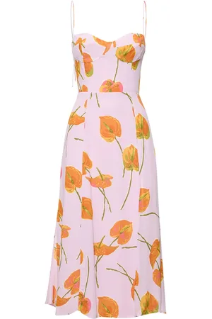 Reformation Floral Dresses  Colleen Dress Heath - Womens ~ Anna