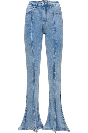 Y / PROJECT Trumpet Denim Straight High Rise Jeans