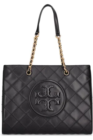 Tory Burch Robinson Patent Quilted Convertible Shoulder Bag