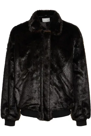 The Frankie Shop Scott Faux Fur Bomber Jacket