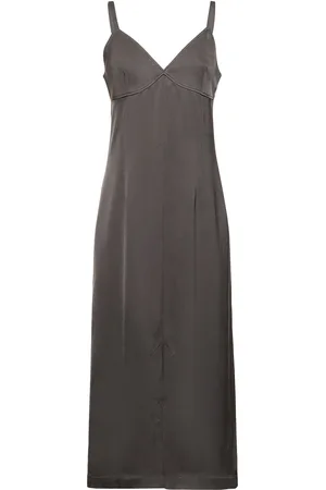 Pre-Order: Black Silk Slip Dress – Kim Shui Studio