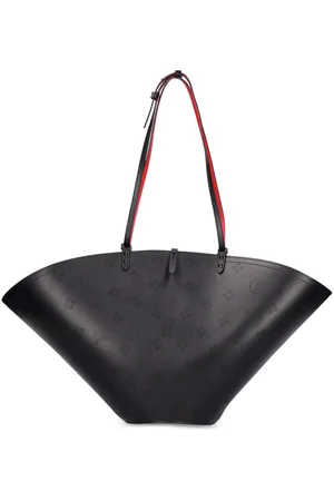 CHRISTIAN LOUBOUTIN: bCabarock ag in grained leather - Black
