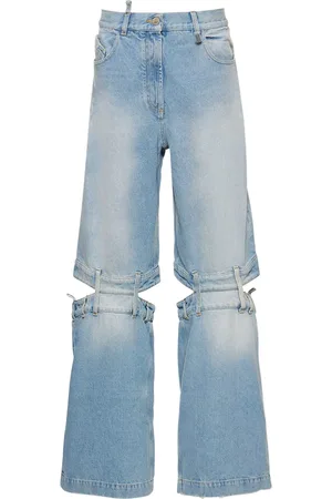 The Attico Denim Cut Out Jeans
