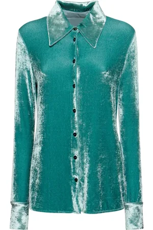 Jil Sander Velvet Jersey Long Sleeve Shirt