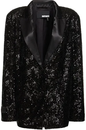 ROTATE Oversize Sequined Blazer