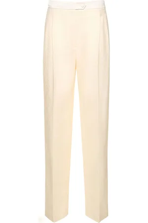 Etro Printed Jacquard High Rise Wide Pants