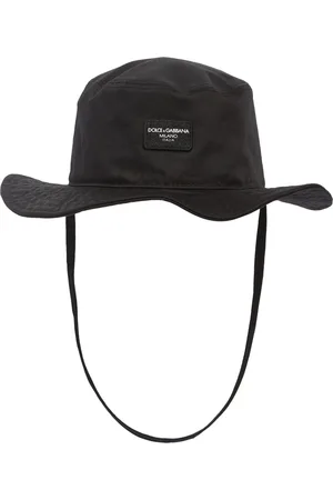 Dolce & Gabbana Cotton Bucket W/ Logo Patch
