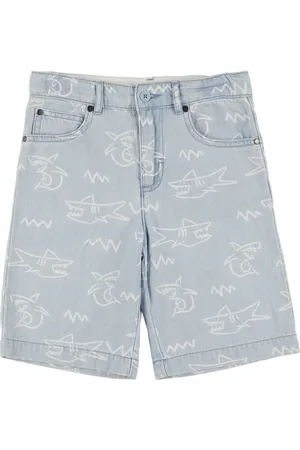 Stella McCartney Organic Cotton Light Denim Shorts