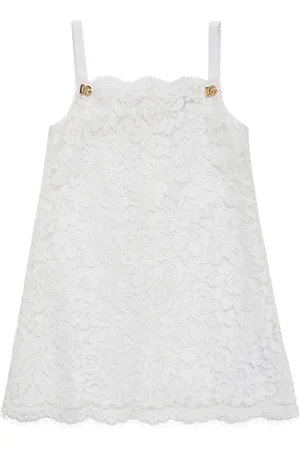 Dolce & Gabbana Lace Cotton Blend Dress