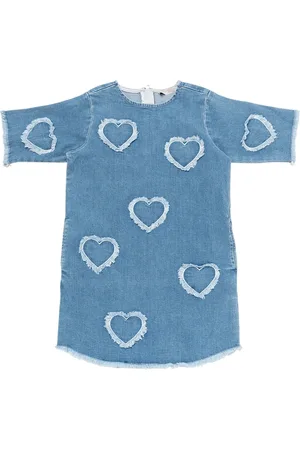 Stella McCartney Cotton Dress W/embroidered Hearts