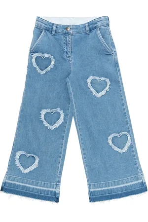 Stella McCartney Cotton Denim Jeans W/ Patches